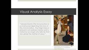 Visual analysis assignment