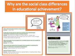 social class and educational outcomes.